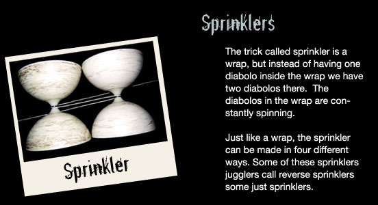 Sprinklers.
